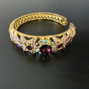 Elegant Gold and Purple Women's Bracelet from Singapore